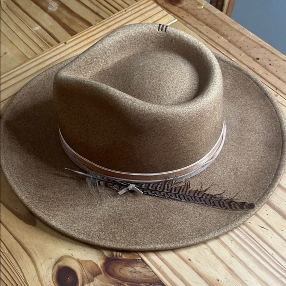 Wyeth by Todd Magill - Boho Wool Rancher Hat - Picture 2 of 8